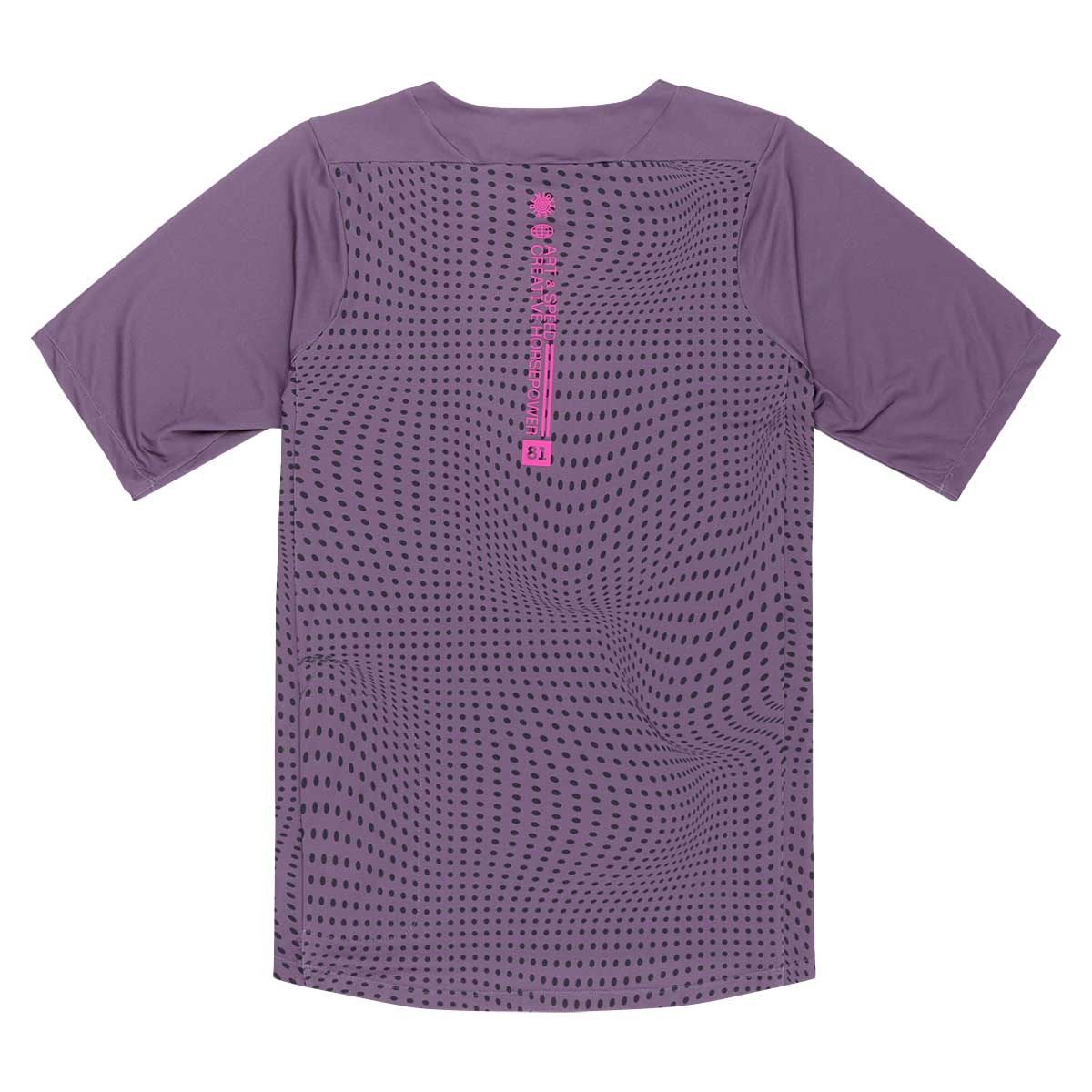 Troy Lee Designs Skyline Short Sleeve Jersey Men's in Radioscape Deep Purple